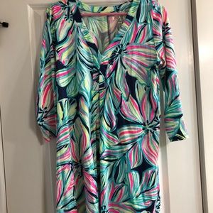 Amina Dress in High Tide Dancing Lady